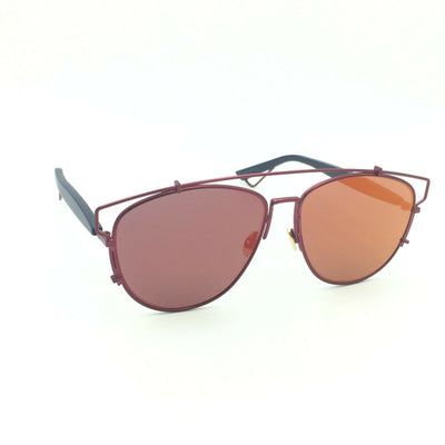 Dior Technologic TVHMJ Pilot Ruby Pink Matte Sunglasses W/ Pink Mirrored Lens