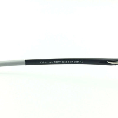 Oakley Rhinochaser OX3111-0252 Satin Black Semi-Rimless Eyeglasses 52mm