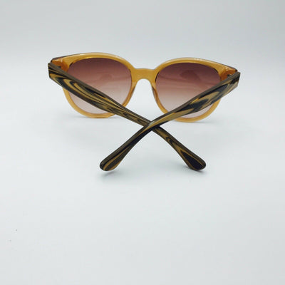 Calvin Klein CK4289S 201 Brown Transparent Grad Sunglasses Brown 55mm Lenses