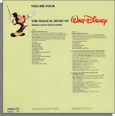 NEW The Magical Music of Walt Disney Records - 4 LP's Box Set of Movie Songs