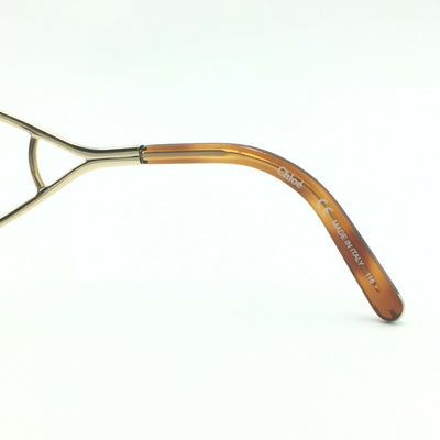 Chloe CE702S 725 Square Oversized Havana Gold Sunglasses