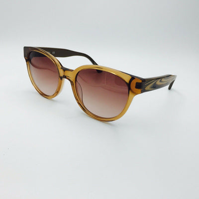 Calvin Klein CK4289S 201 Brown Transparent Grad Sunglasses Brown 55mm Lenses