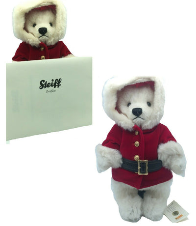 STEIFF COLLECTIBLE CLASSIC OLIVER BEAR ANTIQUE GRAY MOHAIR LTD EDT SQUEAKER NEW