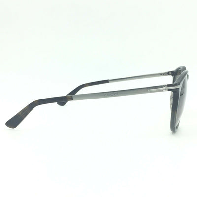 Gucci GG1125/F/S M07S9 Round Brown Silver Sunglasses
