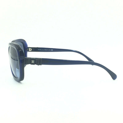 Chanel 5280-Q 503/S2 Square Blue Sunglasses W/ Blue Gradient Lens 58mm
