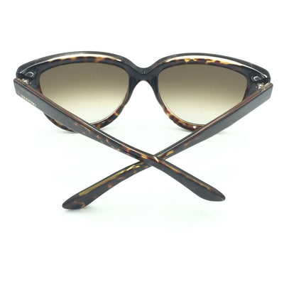 Valentino V724S 215 Oval Tortoise Sunglasses W/ Brown Gradient Lens 57mm