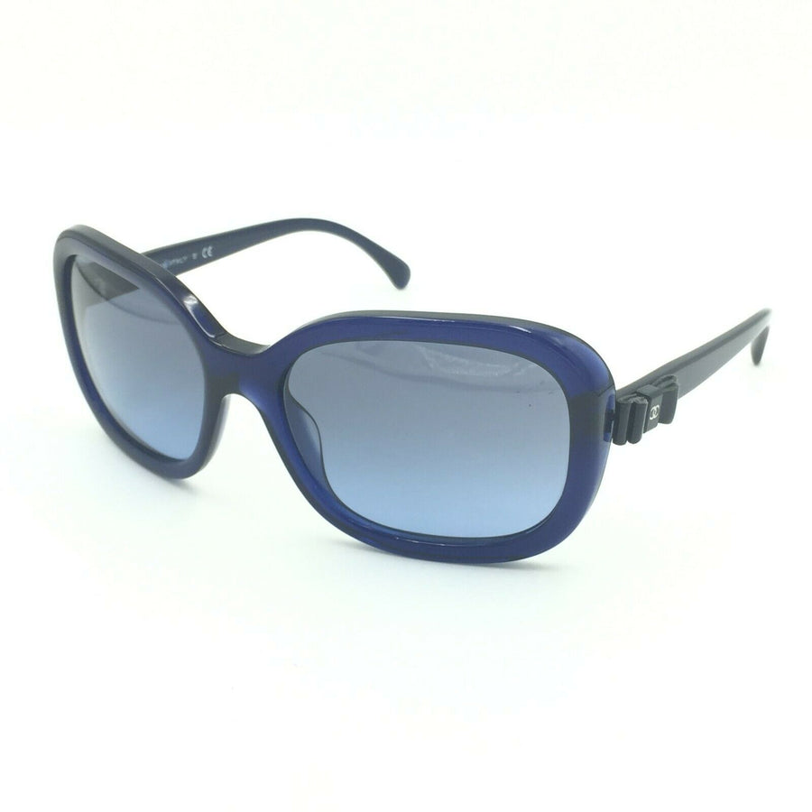 Chanel 5280-Q 503/S2 Square Blue Sunglasses W/ Blue Gradient Lens 58mm