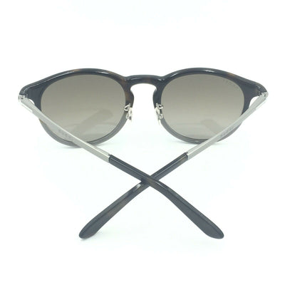 Gucci GG1125/F/S M07S9 Round Brown Silver Sunglasses