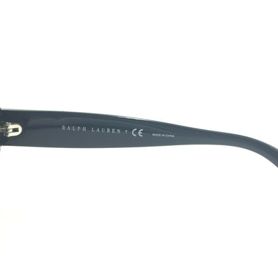 Ralph Lauren RL8145B 5001//8G Oval Black Sunglasses W/ Gray Gradient Lens 53mm
