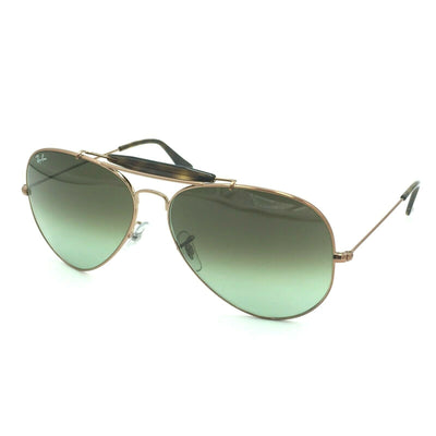 Ray-Ban RB3029 9002/A6 Outdoorsman II Bronze Sunglasses W/ Green Gradient Lens