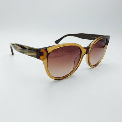 Calvin Klein CK4289S 201 Brown Transparent Grad Sunglasses Brown 55mm Lenses