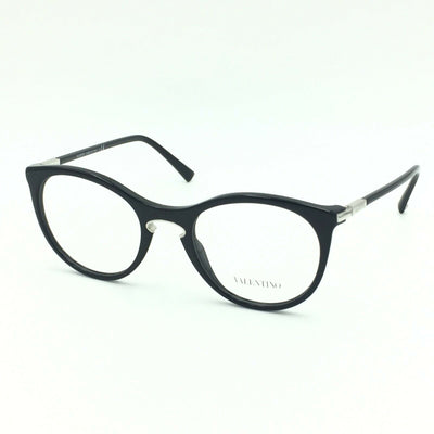 Valentino VA 3002 5001 Round Black Eyeglasses Size: 49mm