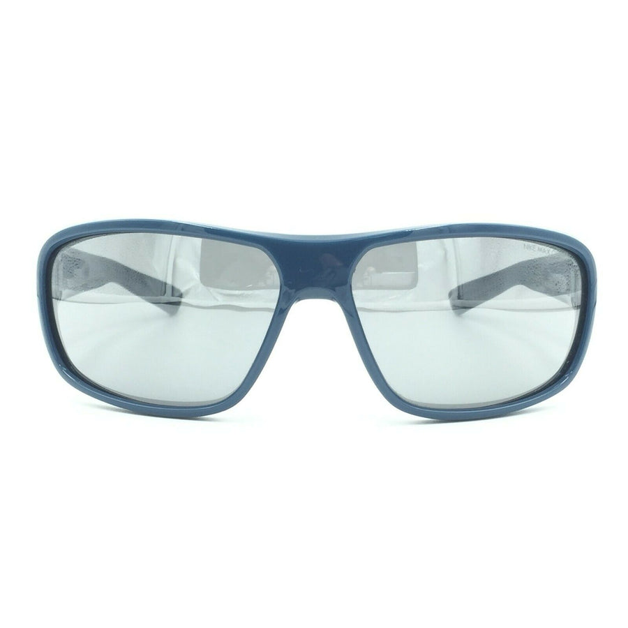 Nike Mercurial EV0887 403 Sport Teal Blue Sunglasses W/ Silver Mirrored Lenses