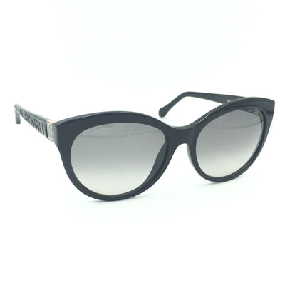 Roberto Cavalli Albaldah RC798S 01B Cat Eye Black Sunglasses Gray Gradient Lens