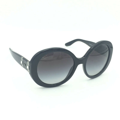 Ralph Lauren RL8145B 5001//8G Oval Black Sunglasses W/ Gray Gradient Lens 53mm