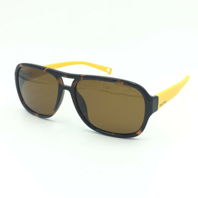 Nautica N6204S Tortoise Matte Yellow w/ Brown Polarized lenses