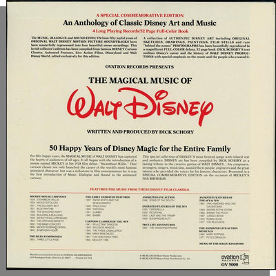 NEW The Magical Music of Walt Disney Records - 4 LP's Box Set of Movie Songs