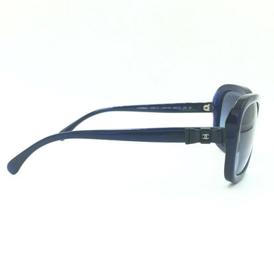 Chanel 5280-Q 503/S2 Square Blue Sunglasses W/ Blue Gradient Lens 58mm