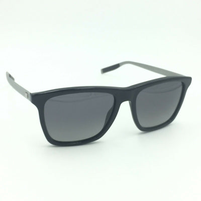 New Dior Homme Blacktie 177S FB8WJ Square Black Sunglasses W/ Gray Polarized  Le