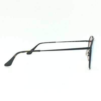 Ray-Ban RB3574N 153/7V Round Black Sunglasses W/ Blue Mirrored Lens