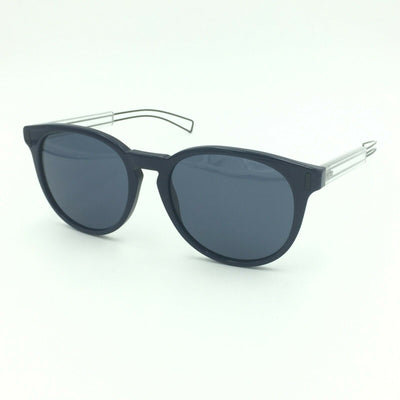 Dior Homme Blacktie206S CJ272 Round Navy Blue Sunglasses W/ Gray Lens 54mm