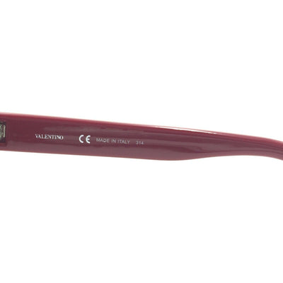 Valentino V691S 640 Square Red Sunglasses W/ Brown Gradient Lens 53mm