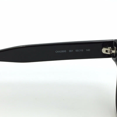 Calvin Klein CK4289S 001 Squared Black Eyewear Grey Gradient 55 mm Lenses
