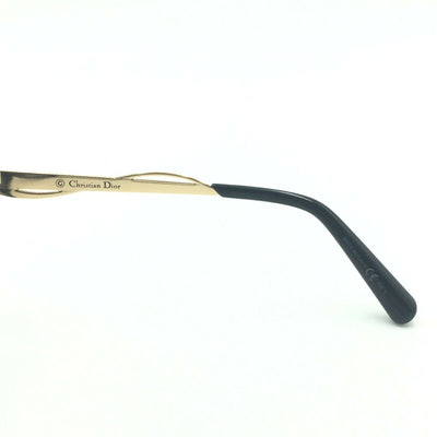 Dior Metaleyes 2 C7VHD Square Black Gold Sunglasses W/ Gray Gradient Lens 57mm