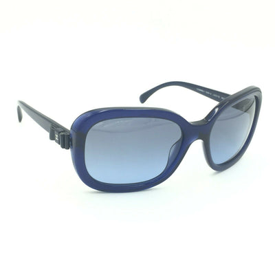 Chanel 5280-Q 503/S2 Square Blue Sunglasses W/ Blue Gradient Lens 58mm