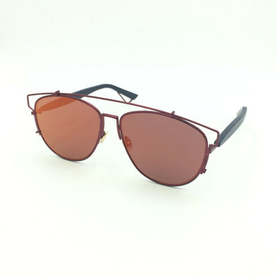 Dior Technologic TVHMJ Pilot Ruby Pink Matte Sunglasses W/ Pink Mirrored Lens