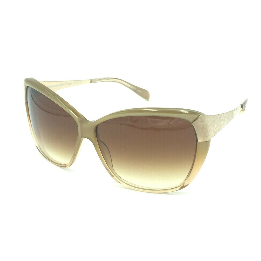 Oliver Peoples Twenty Years Skyla TZGR Gold Sunglasses Brown Gradient Lens 62mm