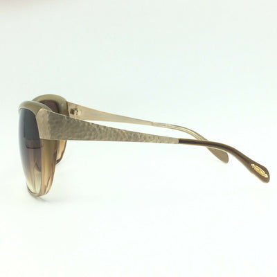 Oliver Peoples Twenty Years Skyla TZGR Gold Sunglasses Brown Gradient Lens 62mm