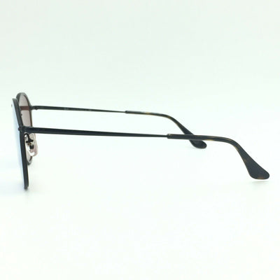 Ray-Ban RB3574N 153/7V Round Black Sunglasses W/ Blue Mirrored Lens