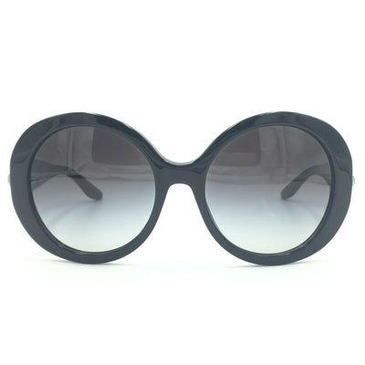Ralph Lauren RL8145B 5001//8G Oval Black Sunglasses W/ Gray Gradient Lens 53mm
