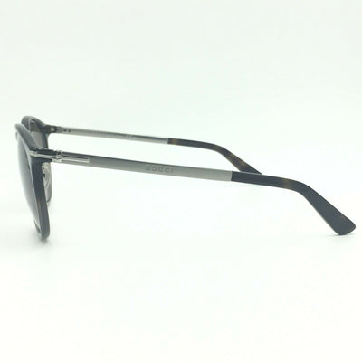 Gucci GG1125/F/S M07S9 Round Brown Silver Sunglasses